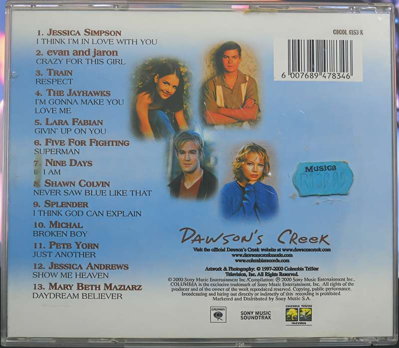 songs from DAWSON'S CREEK vol. 2 CD