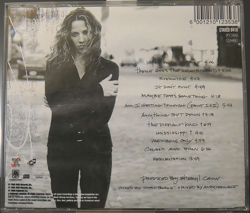 SHERYL CROW the globe sessions CD