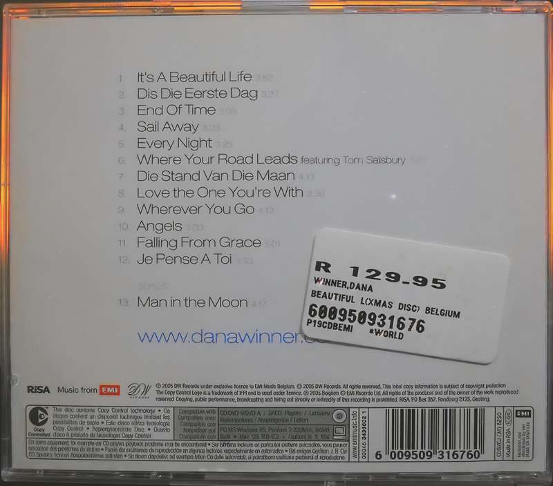 DANA WINNER beautiful life CD