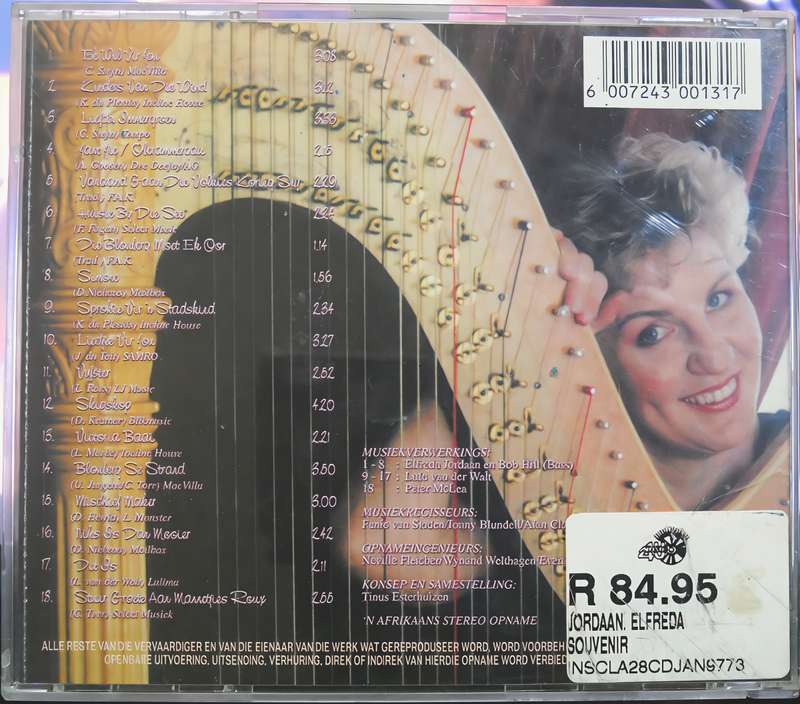 ELFREDA JORDAAN souvenir CD