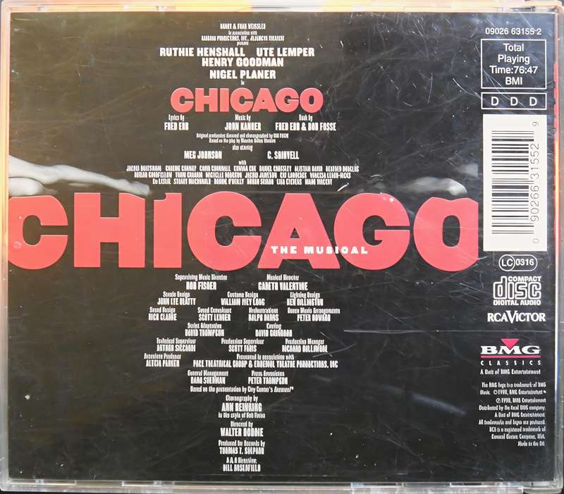 CHICAGO the musical CD