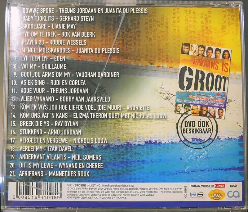 AFRIKAANS IS GROOT vol. 2 CD