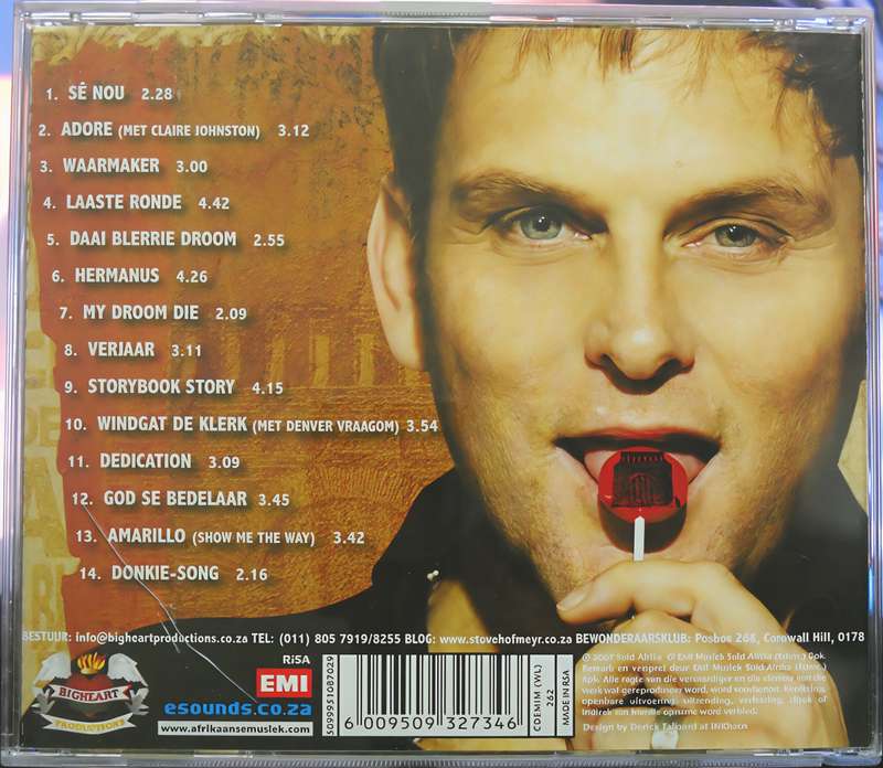 STEVE HOFMEYR waarmaker CD