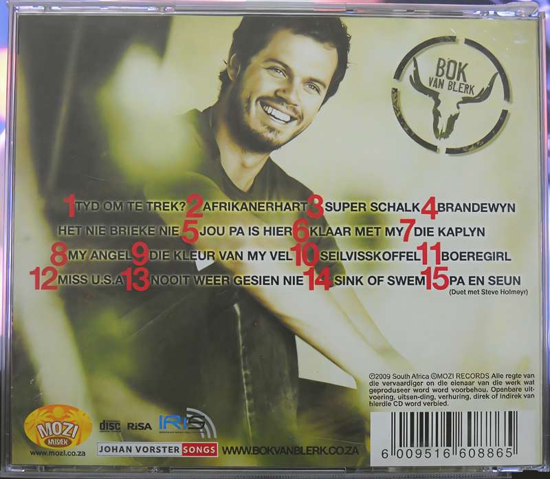BOK VAN BLERK afrikanerhart CD