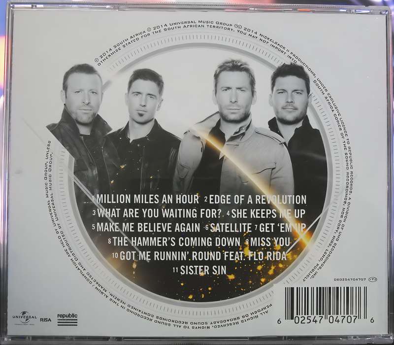 NICKELBACK no fixed address CD