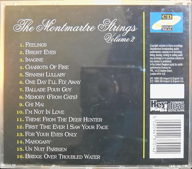 The Montmartre Strings Volume 2 CD