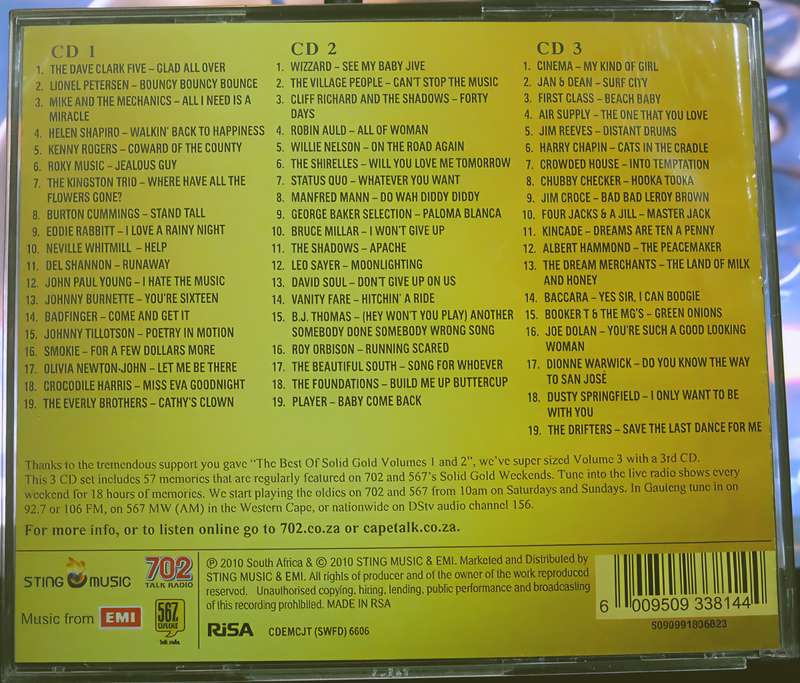 SOLID GOLD best of vol 3 3CD