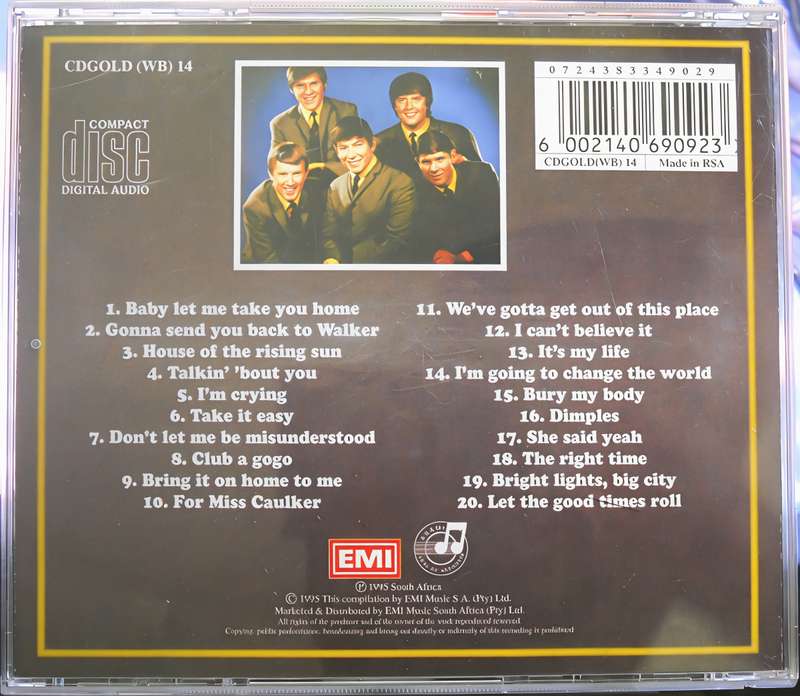 The Animals greatest hits collection CD