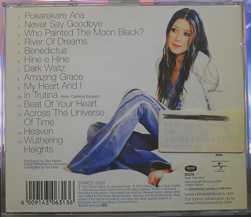HAYLEY WESTENRA pure CD