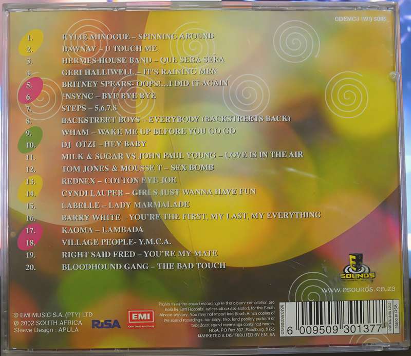 WE LOVE TO PARTY CD