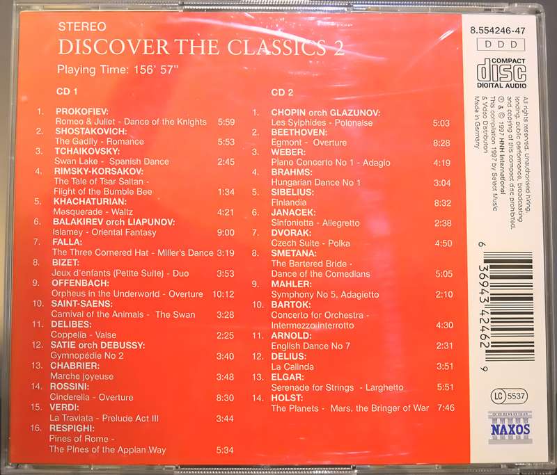DISCOVER THE CLASSICS 2 CD