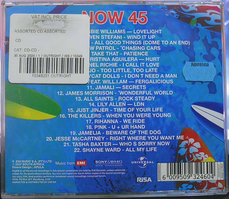 NOW That's What I Call Music 45 CD