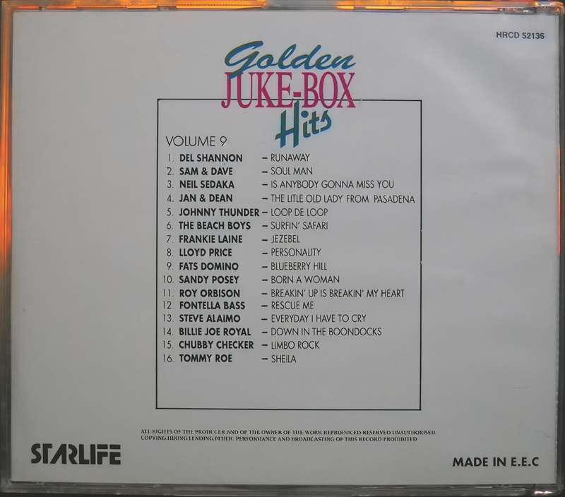 GOLDEN JUKE-BOX HITS Volume 9