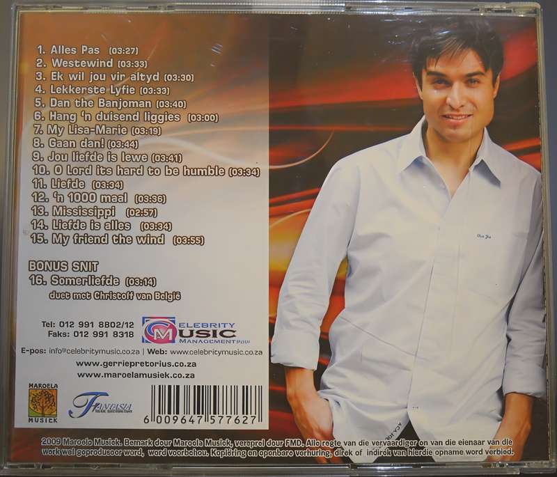 GERRIE PRETORIUS alle pas CD