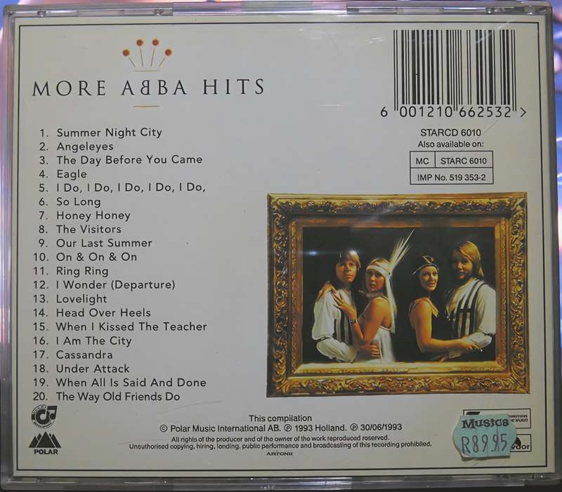 More ABBA Gold Hits CD