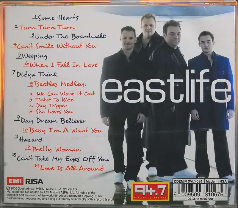 EASTLIFE some hearts CD