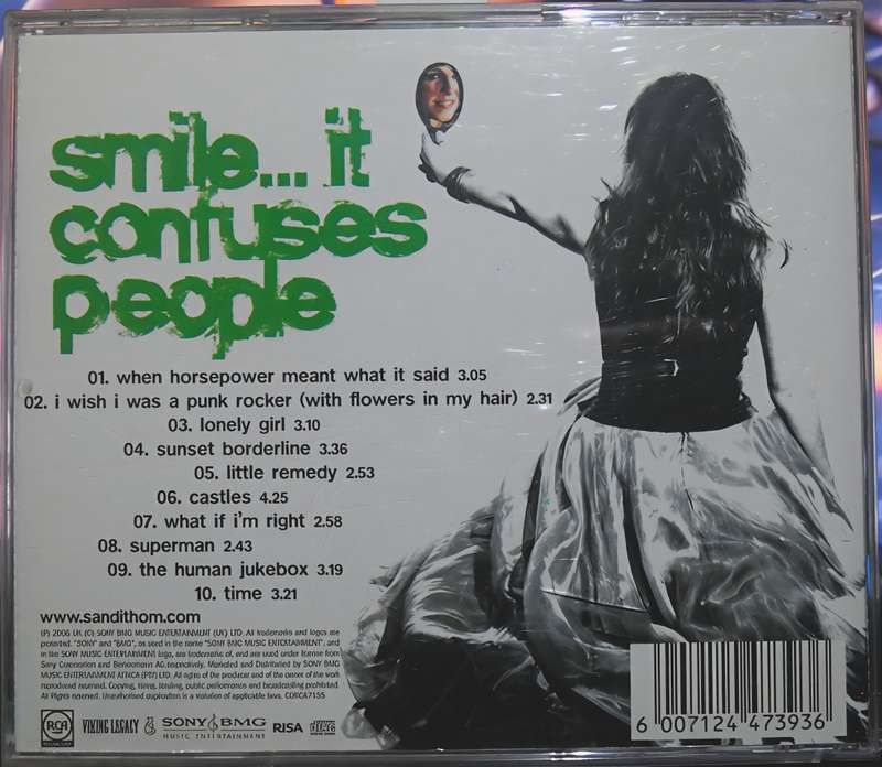 SANDI THOM smile... it confuses people
