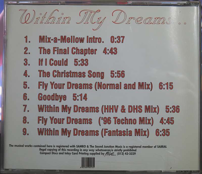Within My Dreams . . . CD