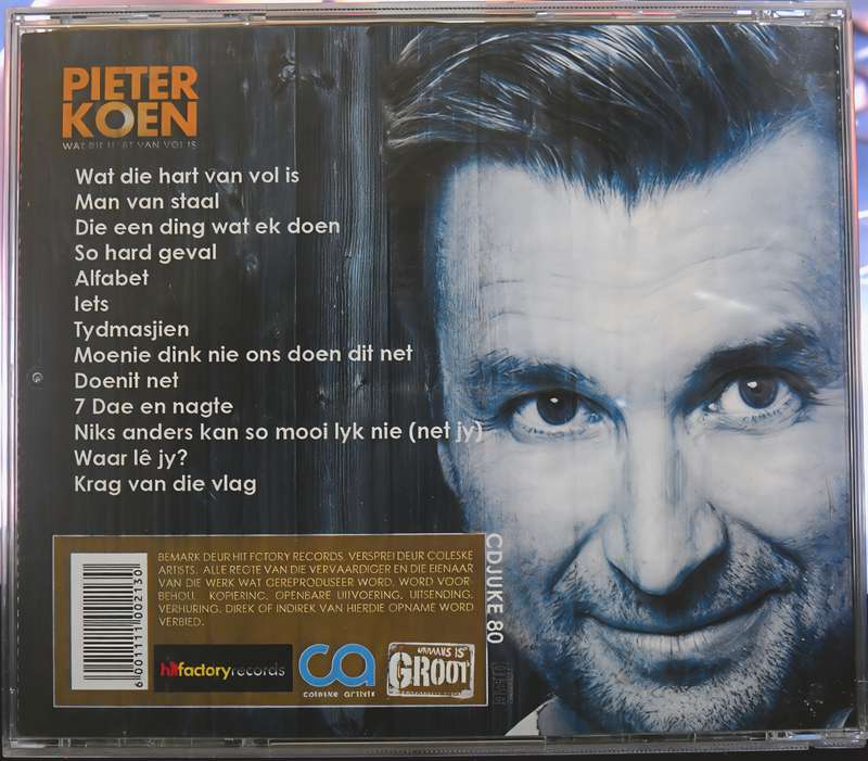 PIETER KOEN wat die hart van vol is CD