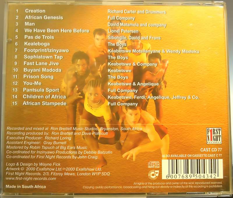AFRICAN FOOTPRINT CD