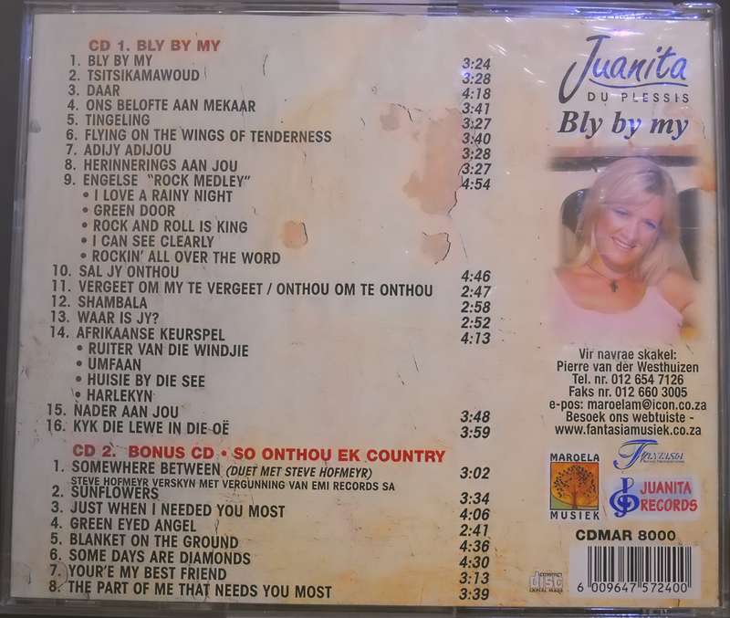 JUANITA DU PLESSIS bly by my CD