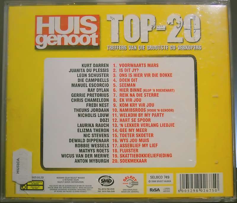 HUIS GENOOT Top-20 volume 4 CD