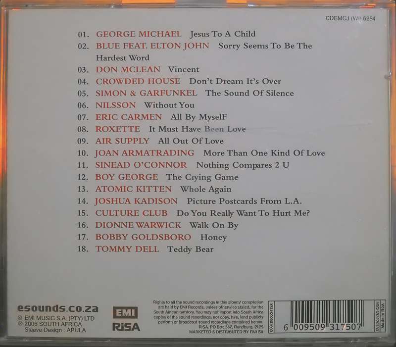 SAD SONGS CD