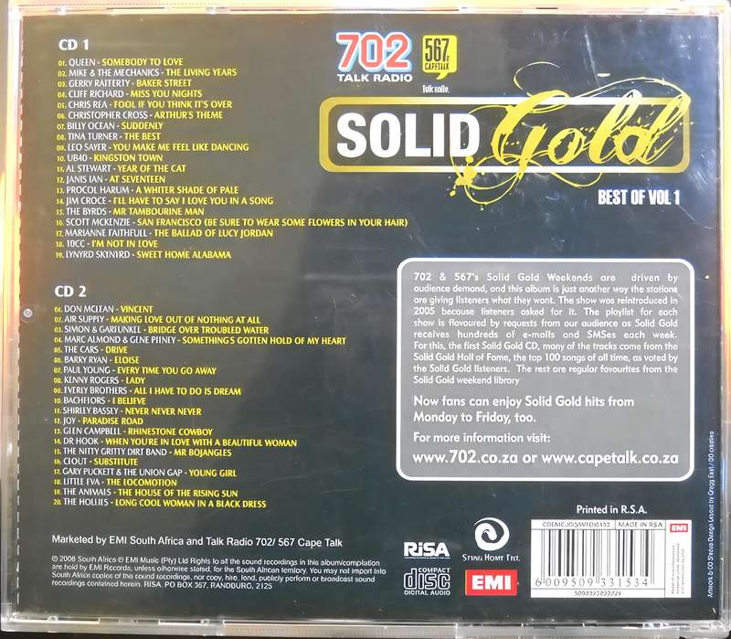 SOLID GOLD best of vol 1 CD