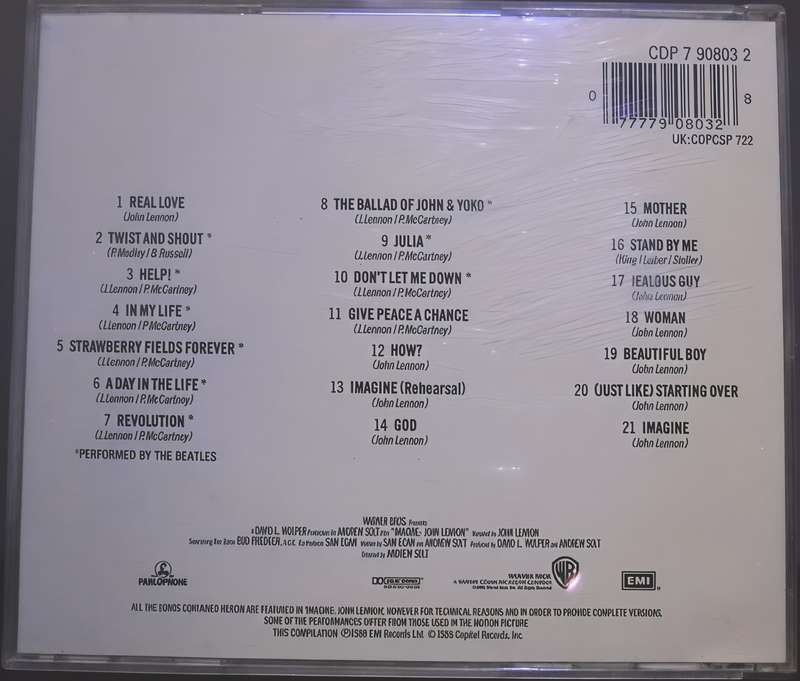 IMAGINE John Lennon CD