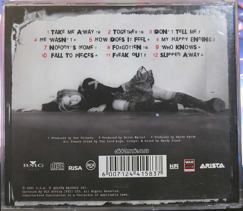 AVRIL LAVIGNE under my skin CD