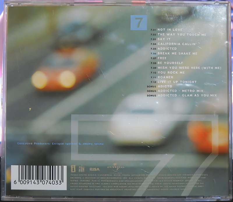 ENRIQUE IGLESIAS seven CD