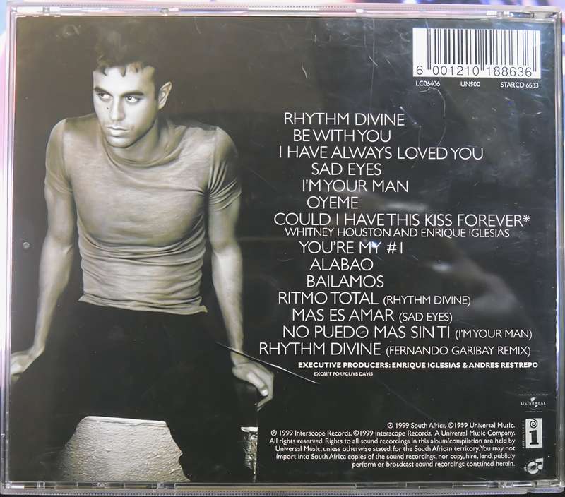 ENRIQUE IGLESIAS enrique CD