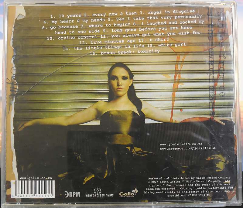 JOSIE FIELD mecury CD