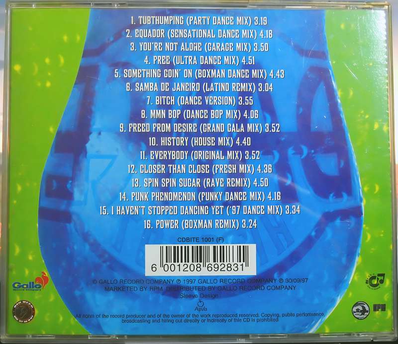 FRESH DANCE HITS '97 CD