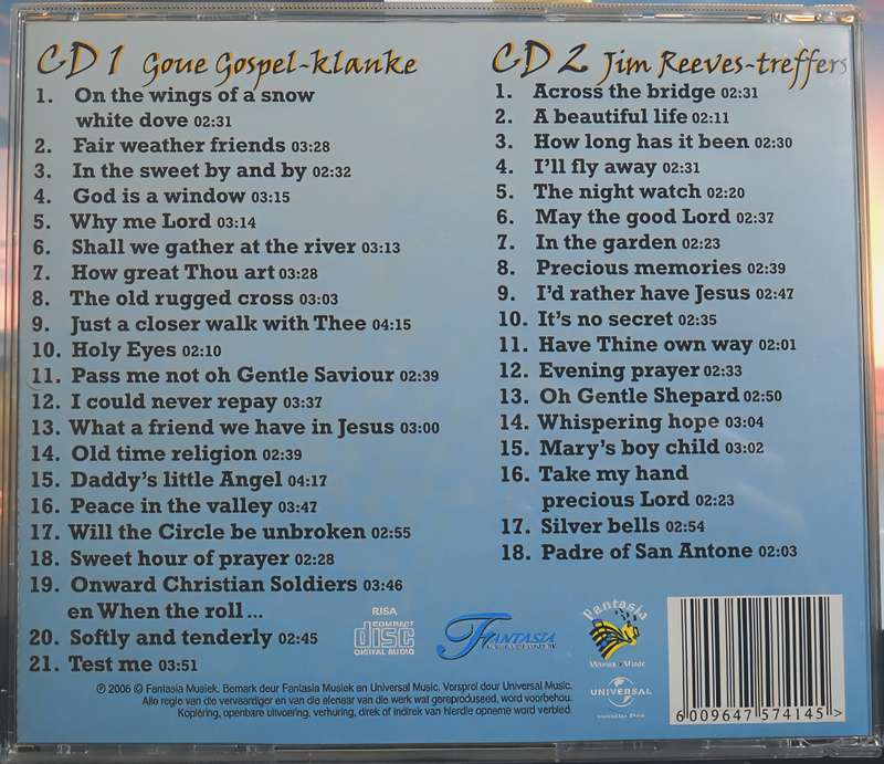 ALAN LADD gospel country-klanke 2CD