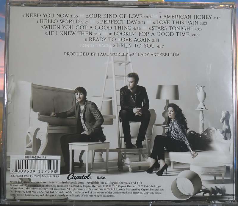 LADY ANTEBELLUM need you know CD