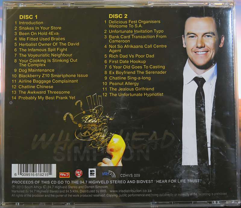 WHACKHEAD SIMPSON 2CD