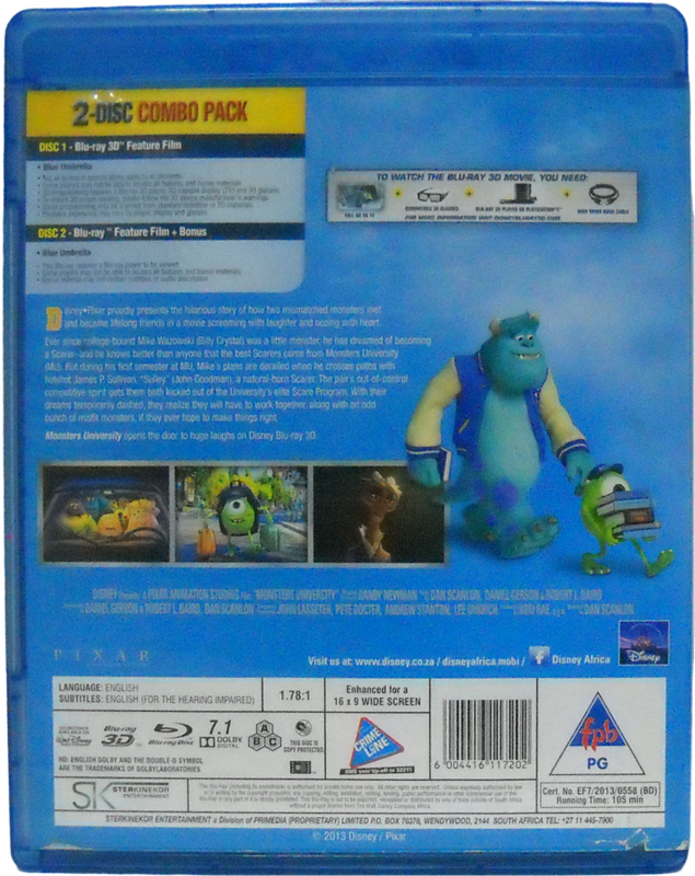 Monsters University (Blu-ray 3D)