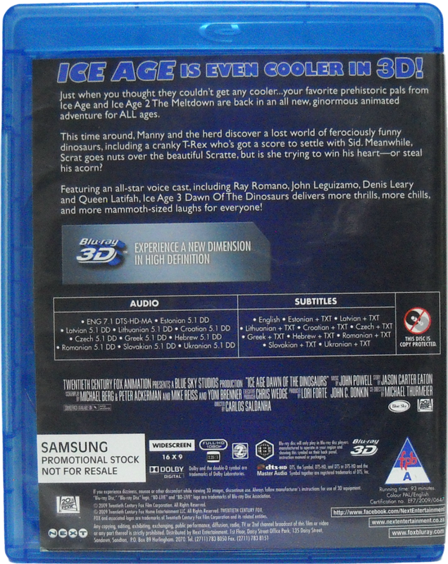 Ice Age 3 Dawn of the Dinosaurs 3D (Blu-ray 3D)