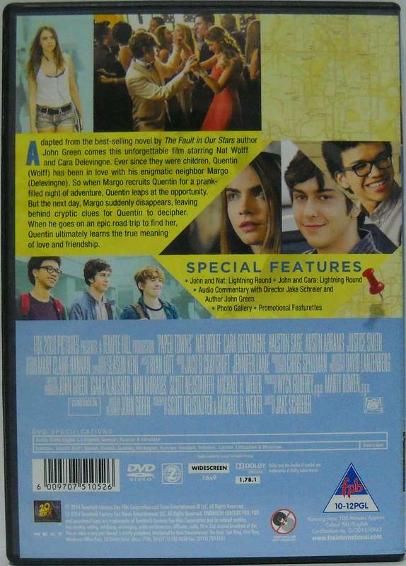 Paper Towns DVD