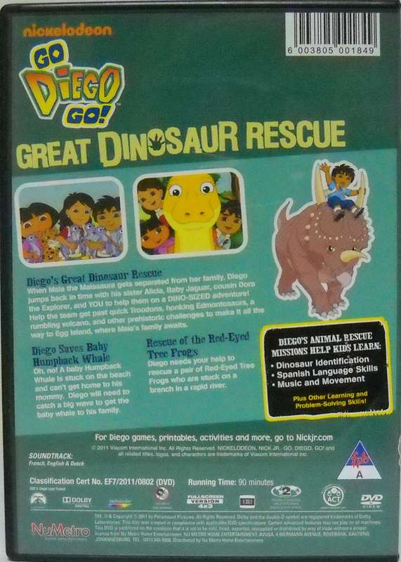 Go Diego Go! Great Dinosaur Rescue (DVD)