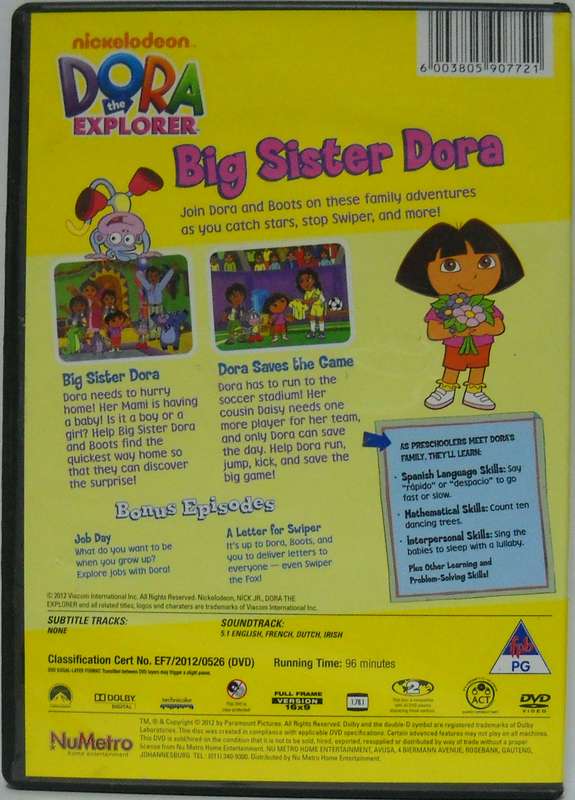 Dora the Explorer - Big Sister Dora (DVD)