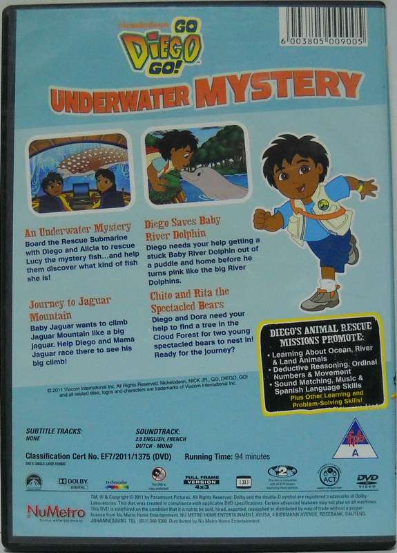 Go Diego Go! Underwater Mystery (DVD)