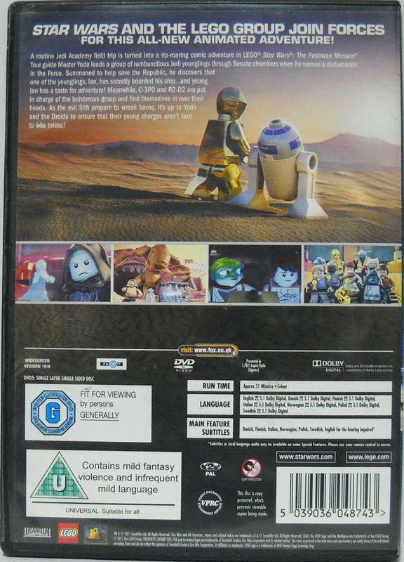 Lego Star Wars: The Padawan Menace (DVD)