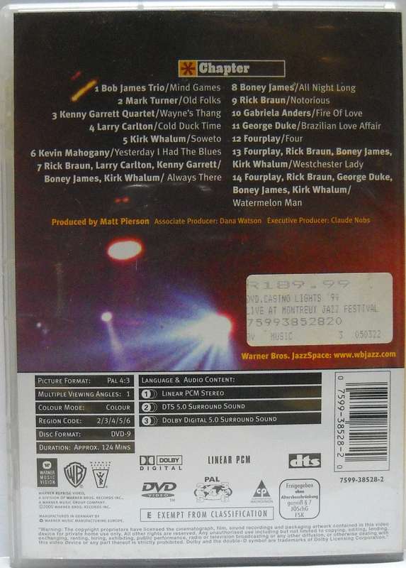 Casino Lights '99 (DVD)