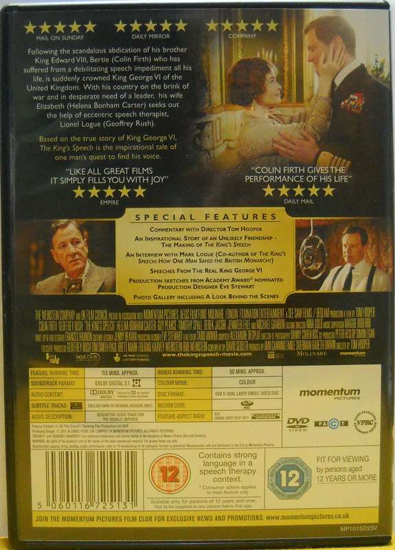 The King's Speech (DVD)