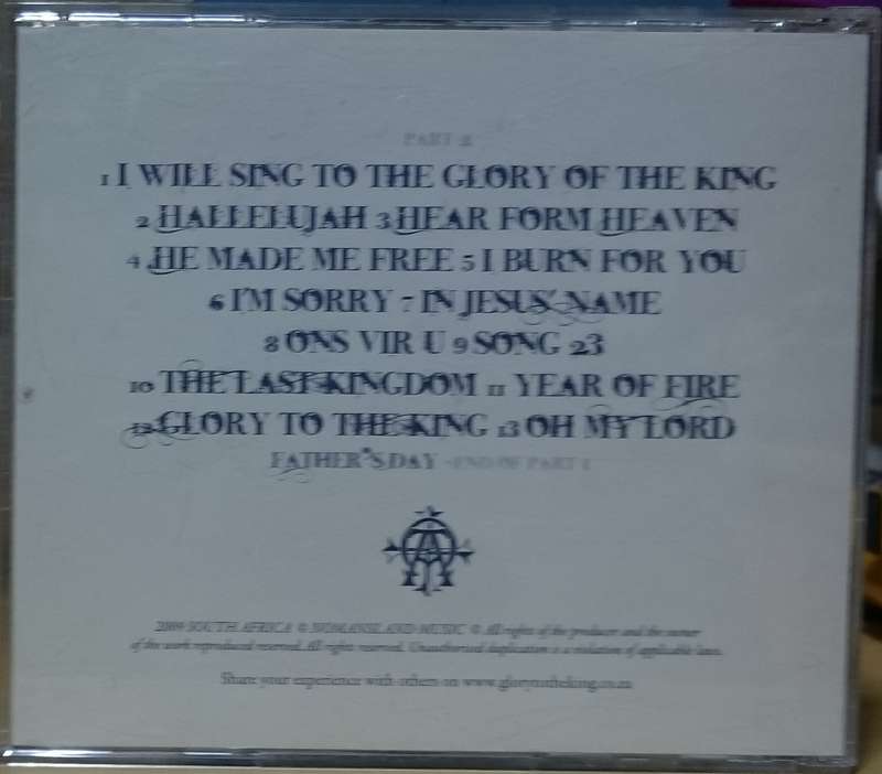 Glory to the King CD