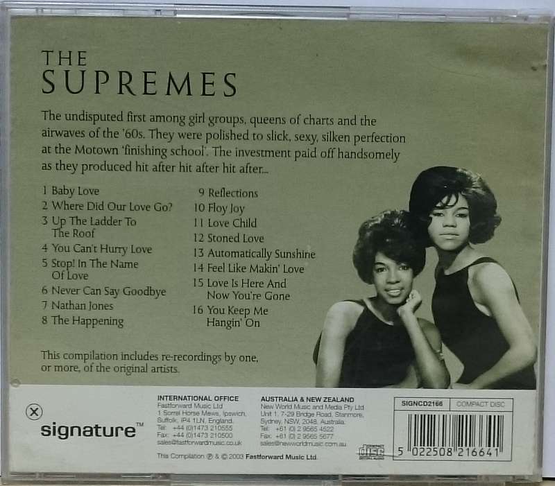 The Supremes CD