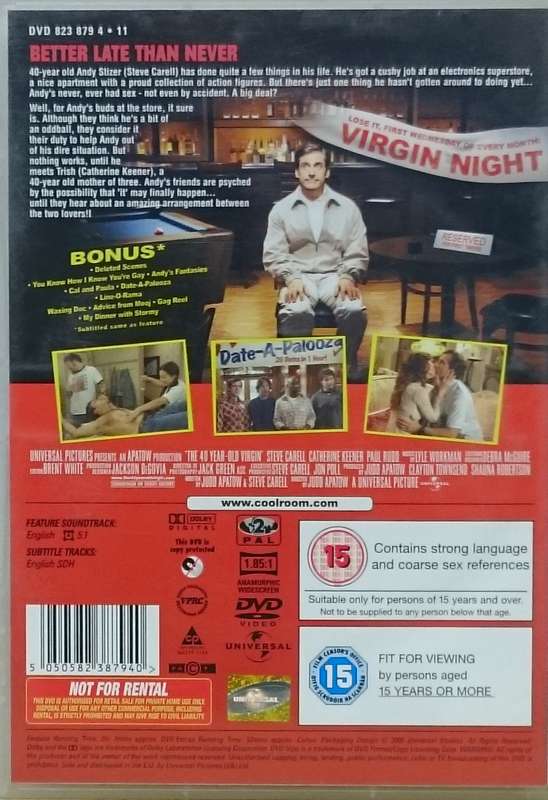 The 40 Year-Old Virgin DVD