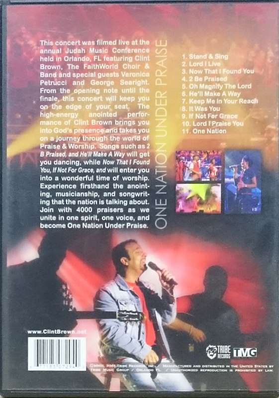 Clint Brown: One Nation Under Praise DVD